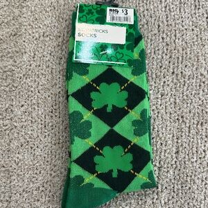 St. Patrick's Day Green Socks